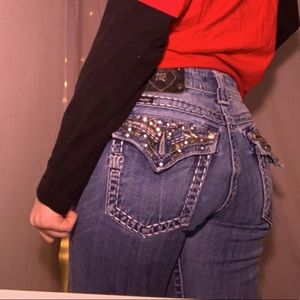 vintage jeweled jeans